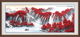 鸿运当头国画