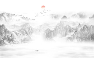 新中式水墨画