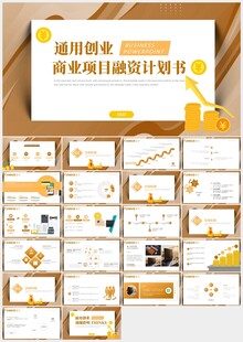 创业项目融资商业计划书ppt模