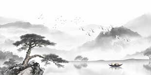 水墨画