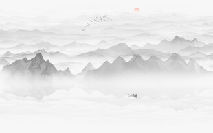 意境水墨山水