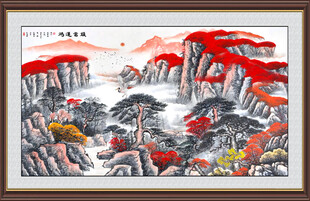 鸿运当头国画