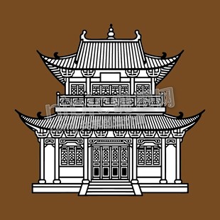 中式古典楼阁建筑