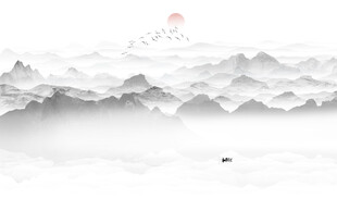 禅意水墨山水