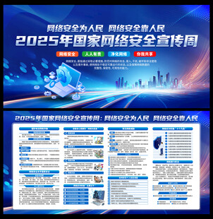 网络安全宣传周展板