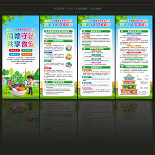 2025全国食品安全宣传周展架
