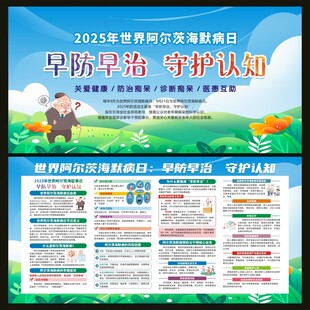 世界阿尔茨海默病日宣传栏