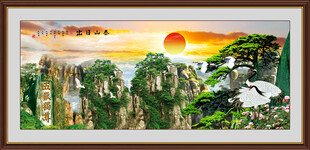 泰山风景画
