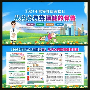 世界骨质疏松日宣传栏