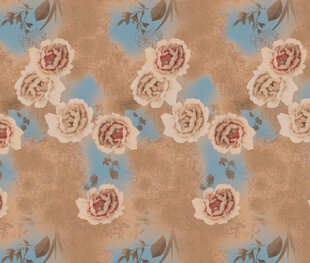 复古花卉图案布料纹理