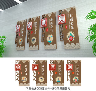 会议室展板