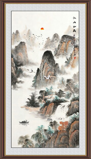 玄关国画山水