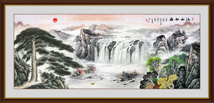客厅山水画