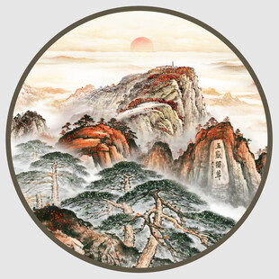 五岳独尊泰山日出