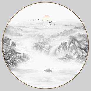 新中式水墨画