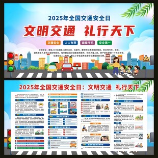全国交通安全日宣传栏