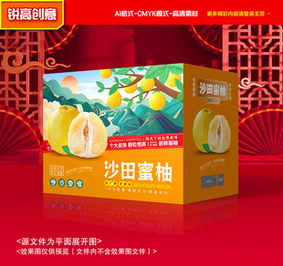柚子包装 蜜柚礼盒