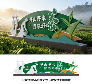 茶叶雕塑