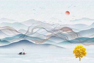 意境山水画