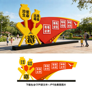 禁毒雕塑
