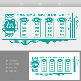 三风一训文化墙