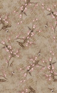 粉色花枝纹理背景图