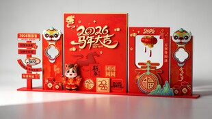 新年喜庆包装礼盒套装