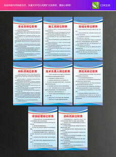 工地八大员岗位职责