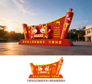 春节雕塑