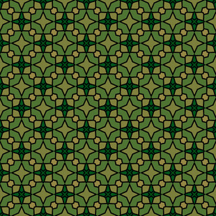 绿色几何图案背景