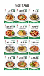 重庆小面粉面馆海报