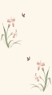 中式花鸟图雅致清新意境