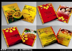 中华美食画册封面