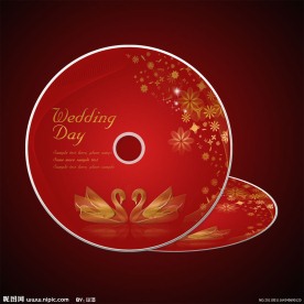 婚庆婚礼光盘设计psd分层源文件下载