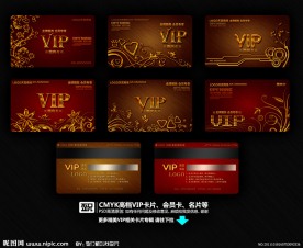 贵宾卡 金卡 砖石卡 会员卡 (黄金系列)