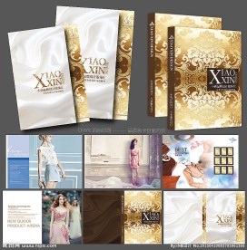 高贵金色服装画册