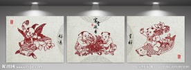 古典装饰画墙画壁画