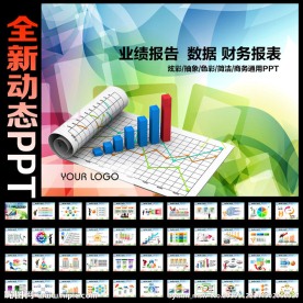 业绩报告数据PPT
