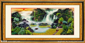 鸿运当头风水画