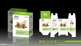 乐扣保鲜盒包装展开图