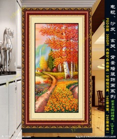 黄金满地油画（巨幅高