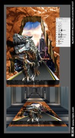3D立体地贴画 3D立体画