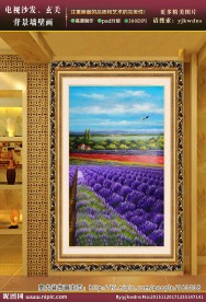 花田小路风景油画