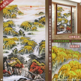 玄关山水画