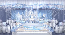 梦幻城堡婚礼效果图