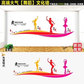 舞蹈文化墙