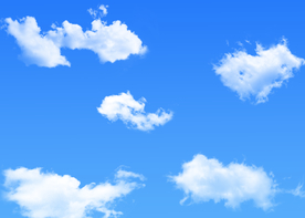 蓝天白云