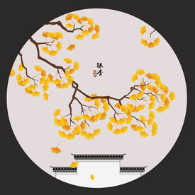 矢量银杏