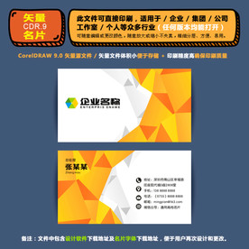 高档矢量名片企业公司通用名片