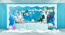 蓝色海洋系签到区